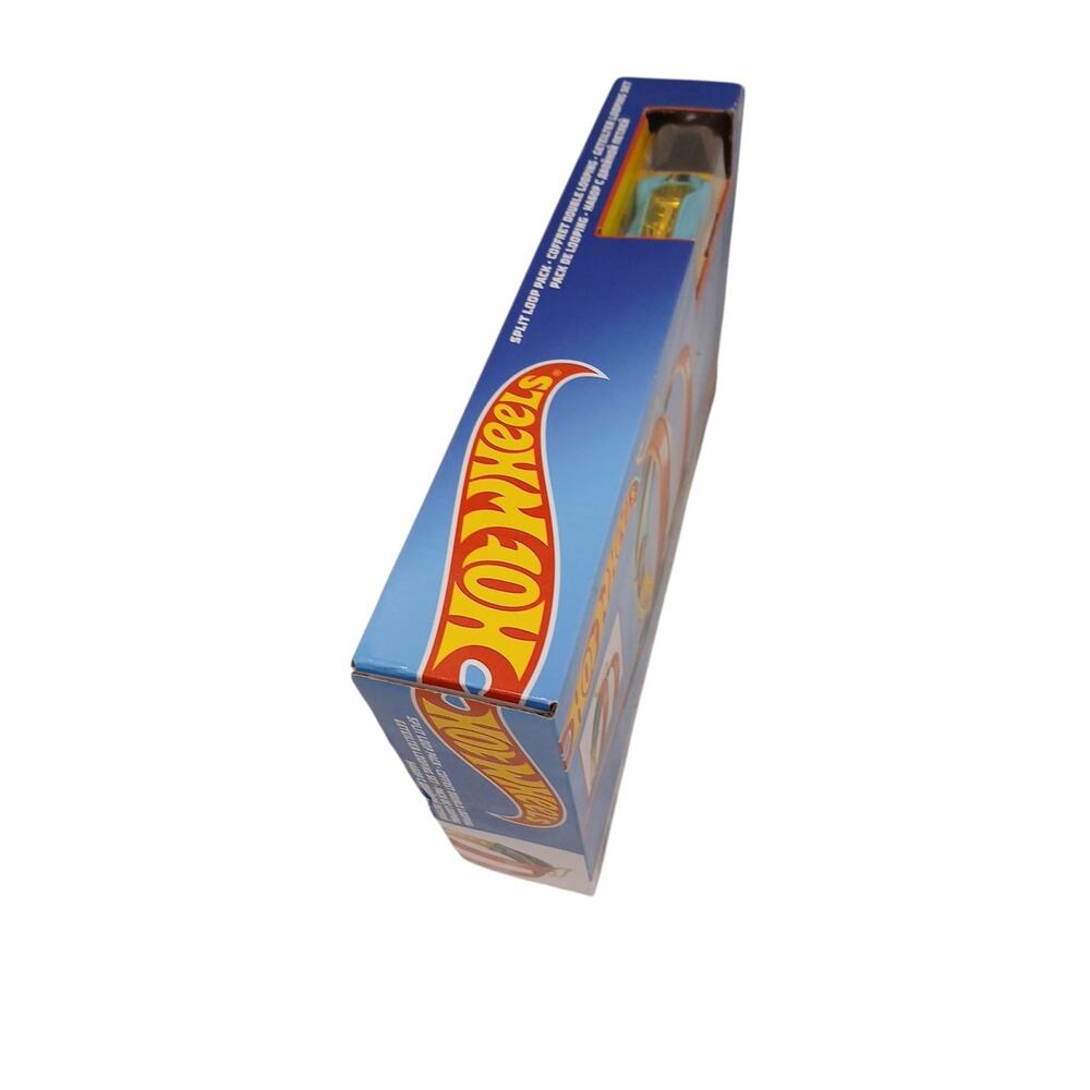 Hot Wheels Track Builder Double Looping Split Loop Pack New Sealed w 1 Car Boys - Picture 7 of 8